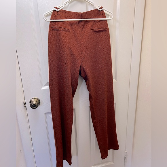 COPY - Betabrand Straight-Leg Dress Pant Yoga Pants (Brick) XXL - Picture 6 of 9